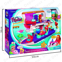 Flipsies Sandy's House and Ocean Cruiser Doll House Branded New from UK - VTech