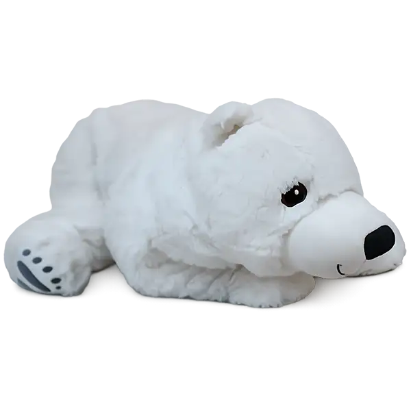 Bear Stuffed Animal Toy Cute White Bear Plush Pillow Weighted Plush Animals