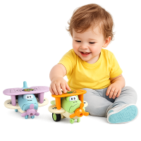 Friction Transform Plane Smart Vehicle Toy