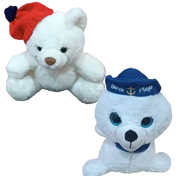 Christmas White Teddy Bear