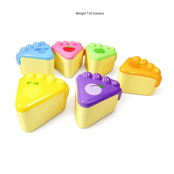 Branded Plastic Cake 4 Pieces