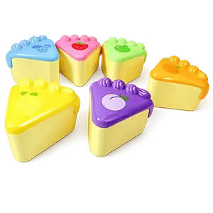 Branded Plastic Cake 4 Pieces