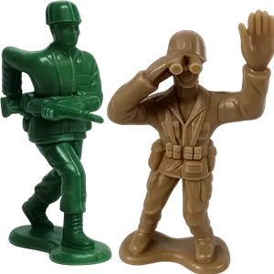 Plastic  Army Men Toy Soldiers