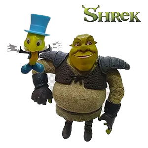 Shrek and Walt Disney Character