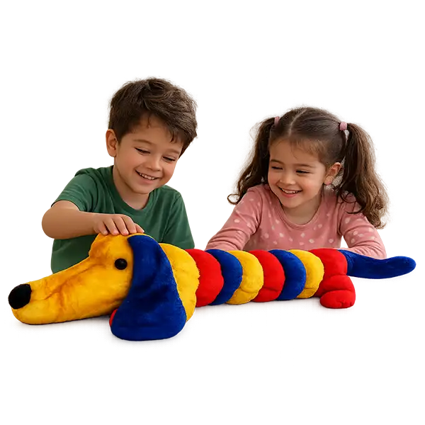 Battat Baby Plush Caterpillar Crinkle Rattle Toy