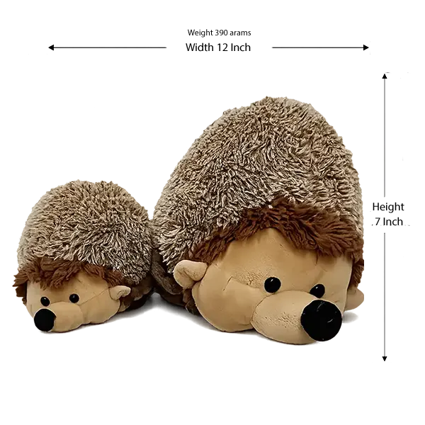 Hedgehog Couple Plush Soft Toy