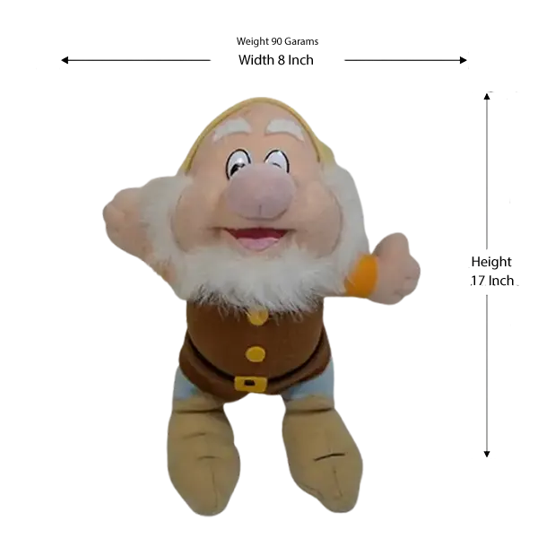 Happy dwarf plush stuffed soft doll toy