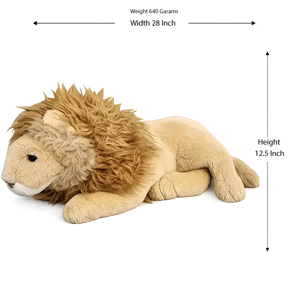 Imported Brown Stuff Lion Toy