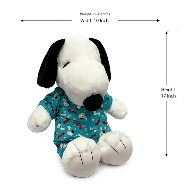 Snoopy Build A Bear Dog In Pj’s Blue Sky Peanuts Movie Plush Soft Toy BAB 18”