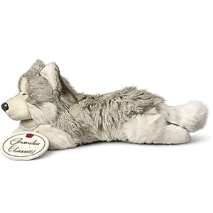 Russ Berrie Yomiko Classic Grey Wolf Stuffed Animal