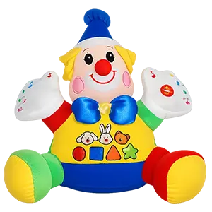 Branded Multi Color Clown Stuff Toy