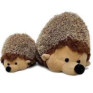 Hedgehog Couple Plush Soft Toy