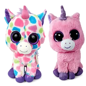 Ty Beanie Boos Pink & Glittery Unicorn Plush Toy Stuffed Animal