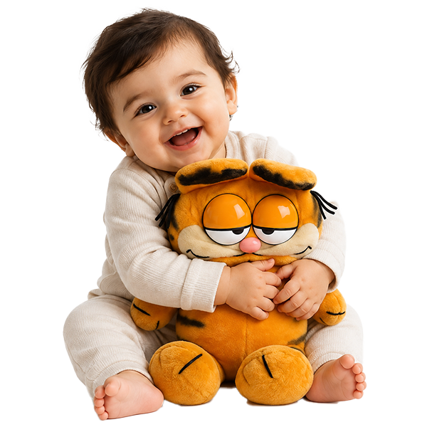Vintage JUMBO Garfield Large Plush Rare