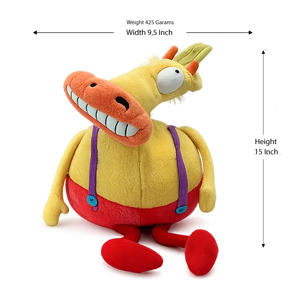Vintage Nickelodeon Rocko Modern Life Heffer Plush