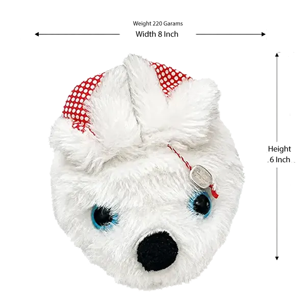 White plush stuff toy