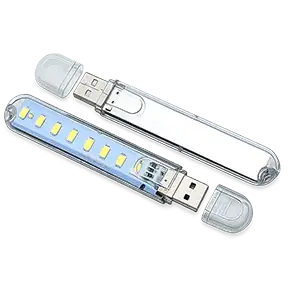 Mini USB 8 LEDs Emergency Night Light - LED Power Bank Light