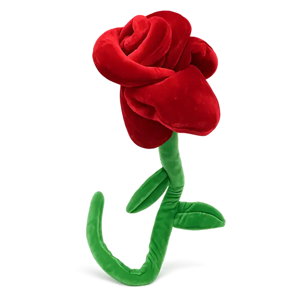 Branded Red Rose Plush