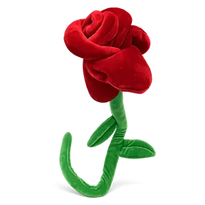 Branded Red Rose Plush