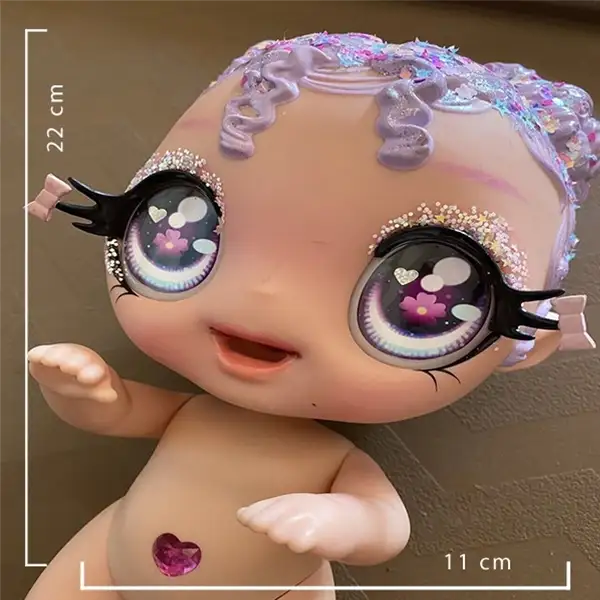 MGA’S Glitter BABYZ Lila Wildboom Baby Doll