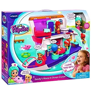 Flipsies Sandy's House and Ocean Cruiser Doll House Branded New from UK - VTech