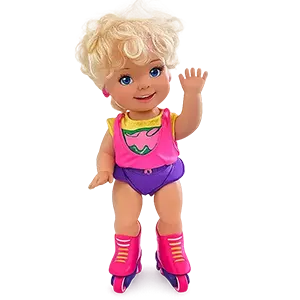 California Roller Baby Rollerblade Skate Doll