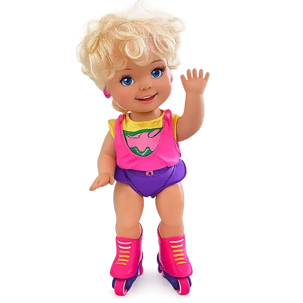 California Roller Baby Rollerblade Skate Doll