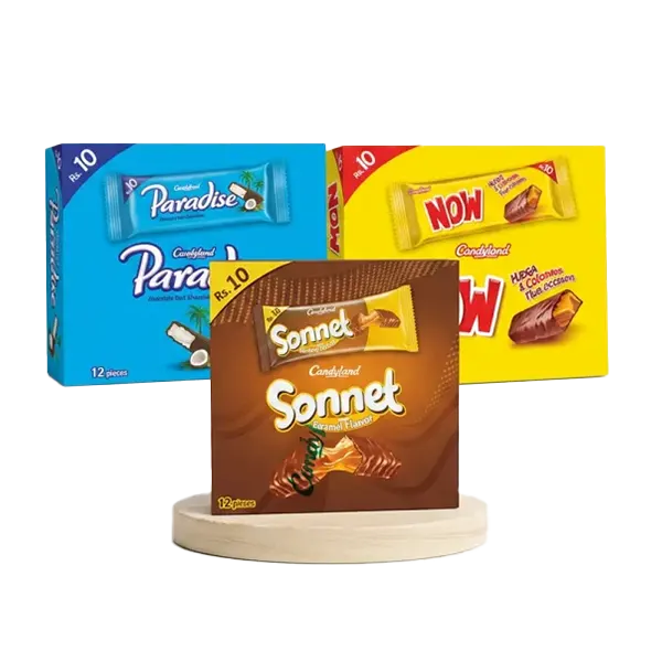 Chocolate Boxes Pack of 3 Now Sonnet and Paradise 36 Pieces Sweet Assortment for Gifting