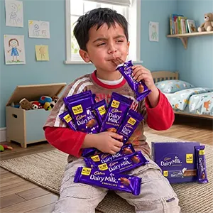 Cadbury Dairy Milk Chocolate Bar Pack of 24 Delicious Sweet Treat Gift Chocolate