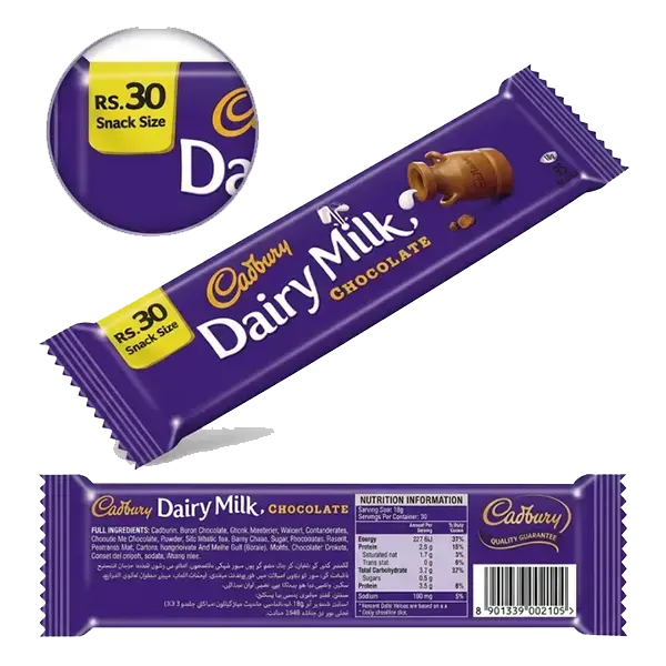 Cadbury Dairy Milk Chocolate Bar Pack of 24 Delicious Sweet Treat Gift Chocolate