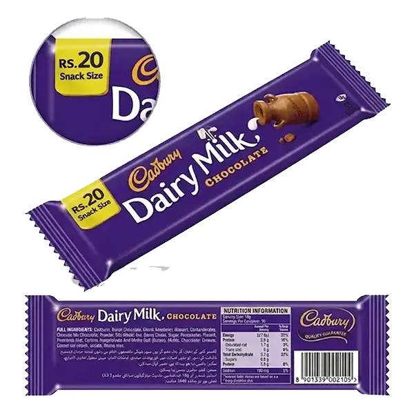 Cadbury Dairy Milk Chocolate Bar Pack of 24 Delicious Sweet Treat Gift Chocolate