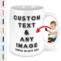 Customize Name Mugs Coffee, Tea Mug with Name Gift Mug for Birthday, Anniversary, Fathers Day, Mothers Day, Friends Gift for Her & Him
