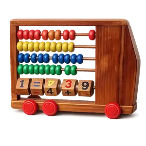 Vintage Wood Abacus for Kids