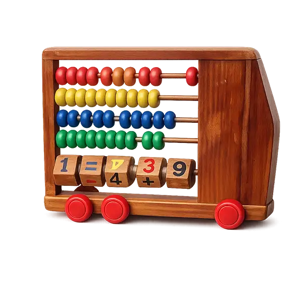 Vintage Wood Abacus for Kids