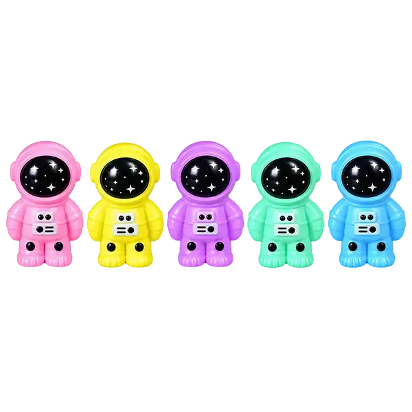 Pack of 5 Mini Fricition Robort Toy For Kids