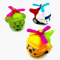Friction Car Pull Back Helicopter Gift For Kids And Children