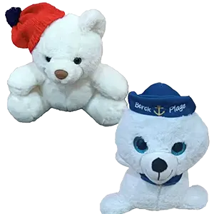 Christmas White Teddy Bear