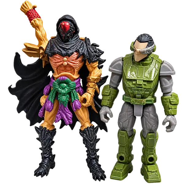 Branded Warrior and Sergeant Action Toy