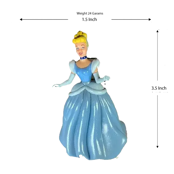 Cinderella Disney Posable Head Arms Waist Sparkle and Baby Secrets Doll