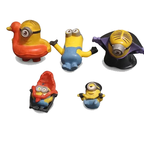 Rise of Gru Despicable Me, Set of 5, Collectible Figurines