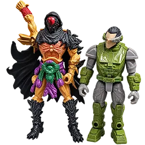 Branded Warrior and Sergeant Action Toy