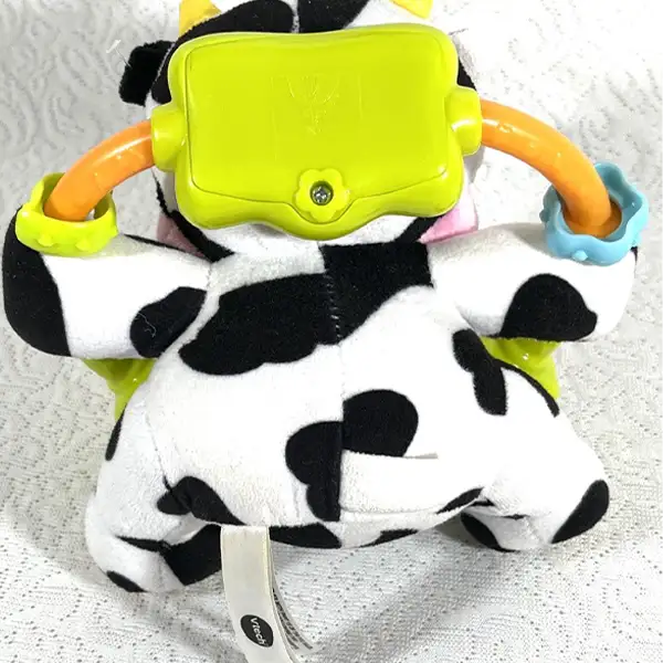 VTech Lil Critters Moosical Beads Plush Cow Musical Baby Toy Stuffed Animal