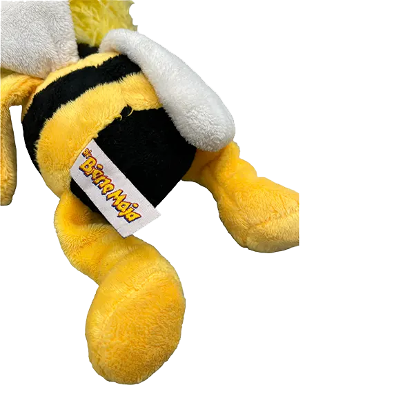 Maya the Bee Plush Toy Yellow Black Honey