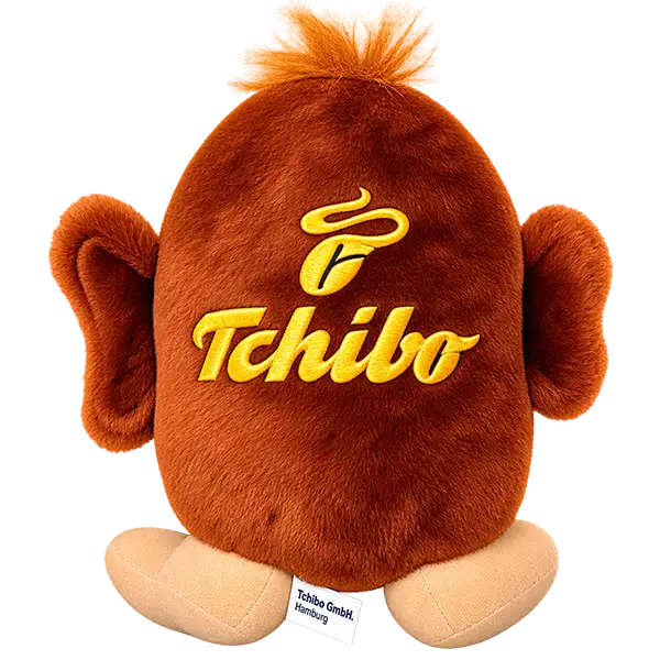 TCM Tchibo Brown Coffee BeanCuddly Toy / Plush Toy
