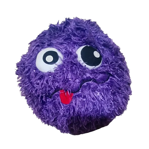 Inflatable Fuzzy Ball Plush Bouncing Ball Inflatable Fluffy Ball for Kids Party Decoration Children Gift Stress Release Soft Toy