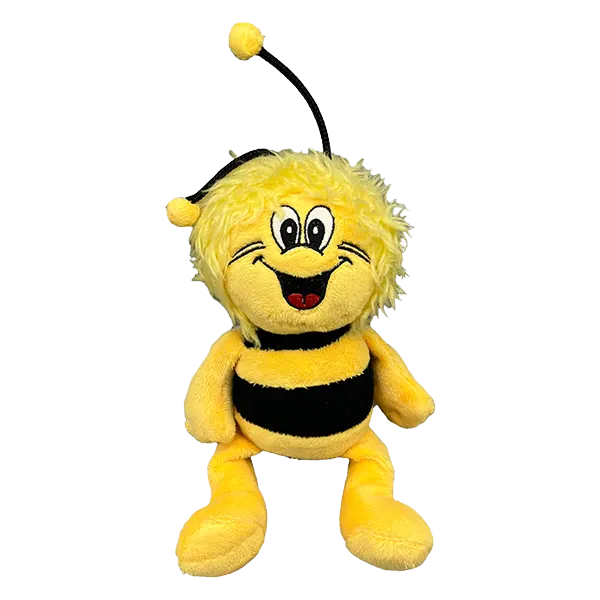 Maya the Bee Plush Toy Yellow Black Honey