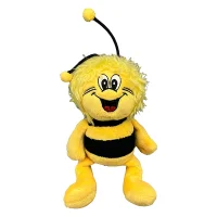 Maya the Bee Plush Toy Yellow Black Honey
