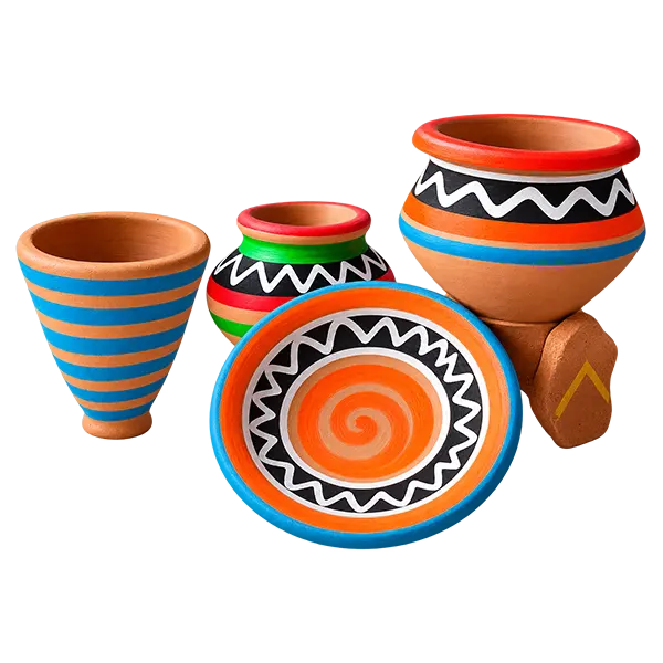 Clay Pottery Toys For Kids| Mitti Kay Bartan| Clay Toys For Girls For Cooking Activity