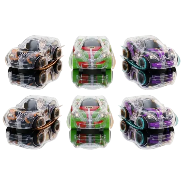 Passion Facing Sports Car Speed Clear Miniature Pull Back Plastic Toy Car Vehicle