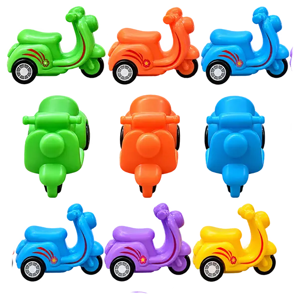 Pack of 5 Mini Vespa Motor Bike Toy For Kids
